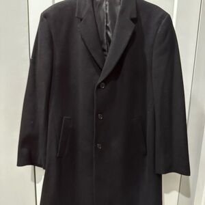 Men’s Kenneth Cole Reaction Black Overcoat